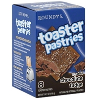 Roundy's Toaster Pastries Frosted Chocolate Fudge Food Product Image