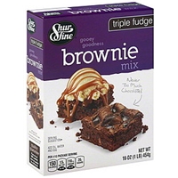 Shur Fine Brownie Mix Triple Fudge Food Product Image