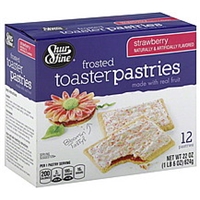 Shur Fine Toaster Pastries Frosted, Strawberry Food Product Image