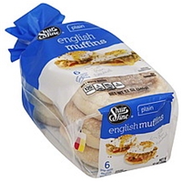 Shur Fine English Muffins Plain Food Product Image
