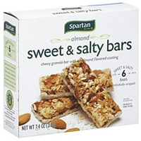 Spartan Granola Bars Sweet & Salty, Almond Food Product Image