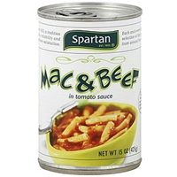 Spartan Mac & Beef In Tomato Sauce Product Image