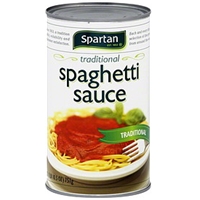 Spartan Spaghetti Sauce Traditional Food Product Image