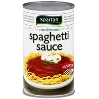 Spartan Spaghetti Sauce Mushroom Food Product Image