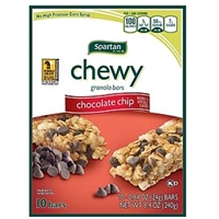 Spartan Granola Bars Chewy, Chocolate Chip Product Image