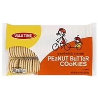 Valu Time Cookies Sandwich Creme, Peanut Butter Product Image