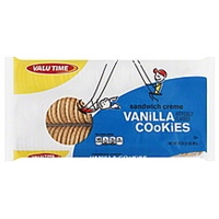 Valu Time Cookies Vanilla, Sandwich Creme Product Image