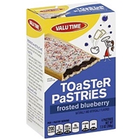 Valu Time Toaster Pastries Frosted Blueberry Product Image