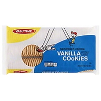 Valu Time Cookies Sandwich Creme, Vanilla Product Image