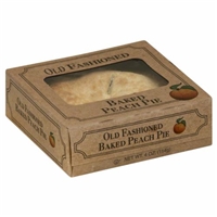 Old Fashioned Baked Peach Pie Food Product Image