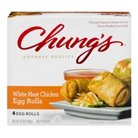 Chung's White Meat Chicken Egg Rolls - 4 CT Product Image