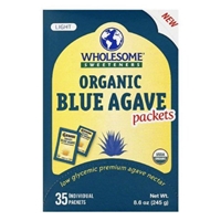 Wholesome Sweeteners Blue Agave Packets Organic Light  - 35 Ct Product Image