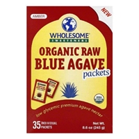 Wholesome Sweeteners Blue Agave Packets Organic Raw Amber - 35 Ct Product Image