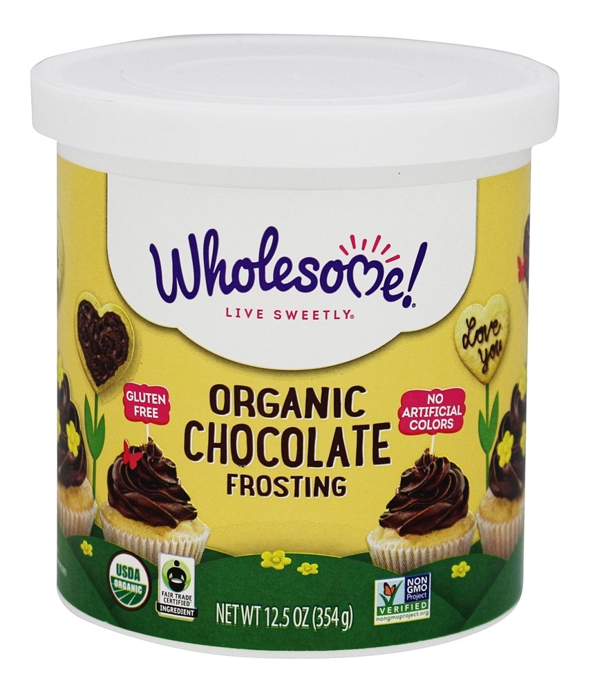 Wholesome! Organic Chocolate Frosting Food Product Image