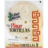 Chef Garcia Flour Tortillas Burrito Style Food Product Image