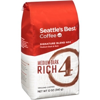 Seattle's Best Coffee Ground Medium-Dark & Rich Signature Blend No. 4