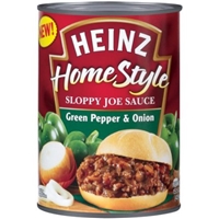 Heinz Home Style Sloppy Joe Sauce, Green Pepper & Onion, 15.5 Ounce (Pack Of 12) Product Image