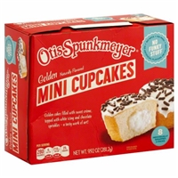 Otis Spunkmeyer Mini Cream Filled Golden Cupcakes Food Product Image