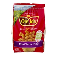 Ore-Ida Seasoned Shredded Mini Tater Tots Packaging Image