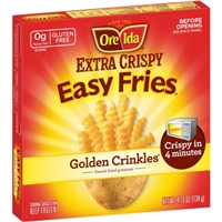 Ore-Ida Easy Fries Golden Crinkles Extra Crispy French Fried Potatoes Food Product Image