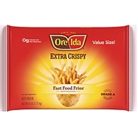 Ore-Ida French Fried Potatoes Fast Food Fries Extra Crispy Food Product Image