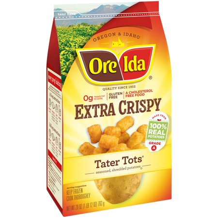 Ore-Ida Tater Tots Extra Crispy Food Product Image