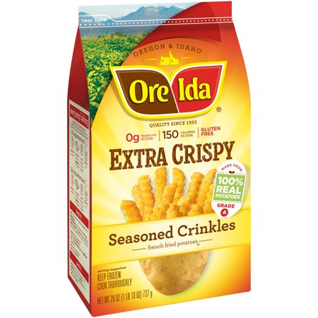 Ore-Ida Seasoned Crinkles Extra Crispy Packaging Image