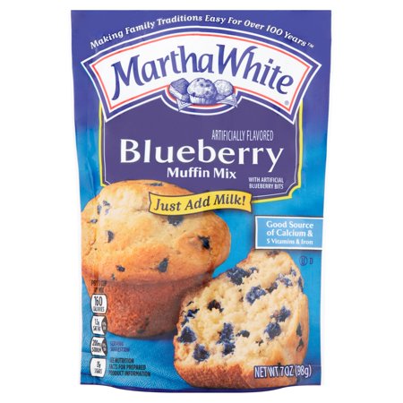 Martha White Blueberry Muffin Mix Packaging Image