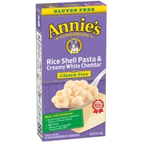 Annie's Homegrown Rice Shells & Creamy White Cheddar Gluten Free Macaroni & Cheese Product Image