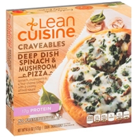 Lean Cuisine Craveables Deep Dish Spinach & Mushroom Pizza Product Image