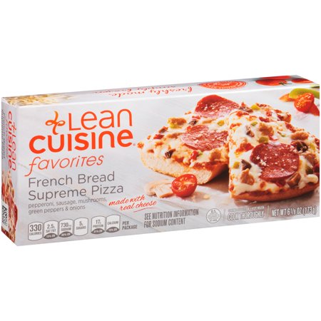 Lean Cuisine Favorites French Bread Supreme Pizza Food Product Image