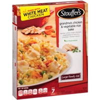 Stouffers Grandma's Chicken & Vegetable Rice Bake Large Family Allergy ...