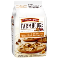 Pepperidge Farm Farmhouse Thin & Crispy Toffee Milk Chocolate Cookies 6.9 oz. Bag Product Image