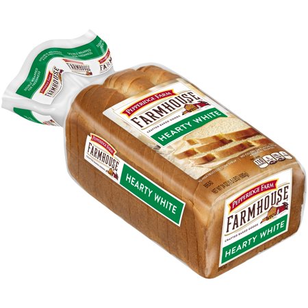 Pepperidge Farm Farmhouse Hearty White Bread Packaging Image