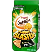 Pepperidge Farm Goldfish Flavor Blasted Xplosive Pizza Baked Snack Crackers Packaging Image