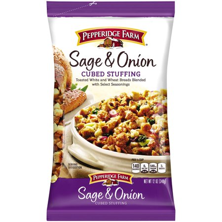 SAGE & ONION CUBED STUFFING, SAGE & ONION Food Product Image