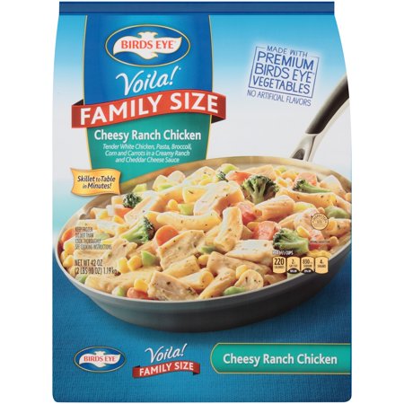 Bird's Eye Voila! Cheesy Ranch Chicken Family Size Food Product Image
