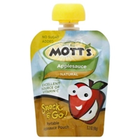 Mott's Applesauce Portable Pouch, Natural Product Image