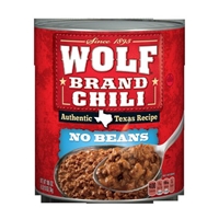 Wolf Chili Plain Food Product Image