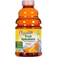 Gerber Graduates Tropical Toddler Fruit Splashers Beverage Product Image