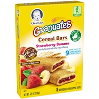 Gerber Graduates Cereal Bars Strawberry Banana - 8 CT ...
