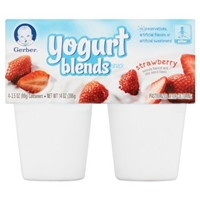 Gerber Simply Strawberry Yogurt Blends - 4Ct