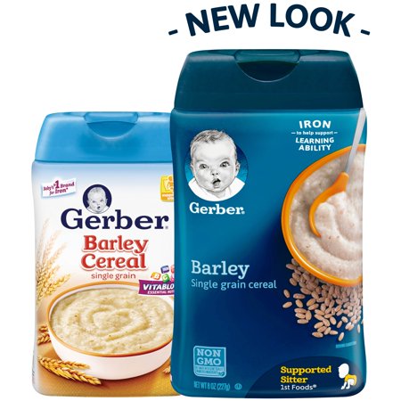 Gerber Barley Cereal Food Product Image
