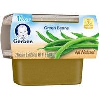 Gerber Nature Select 1St Foods Green Beans - 2Ct Food Product Image