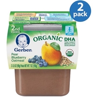 Gerber Smart Nourish 2Nd Foods Pear Blueberry Oat - 2Ct Product Image