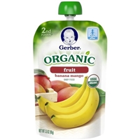 Gerber 2Nd Foods Organic Baby Food Banana Mango Product Image