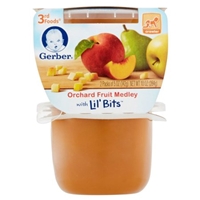 Gerber Orchard Fruit Medley with Lil' Bits 3rd Foods