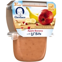 Gerber Apple Banana with Lil' Bits 3rd Foods Product Image