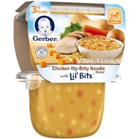 Gerber 3rd Foods Chicken Itty-Bitty Noodle With Lil' Bits Dinner - 2 PK Food Product Image