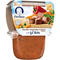 Gerber 3rd Foods Garden Vegetable & Beef Dinner with Lil' Bits - 2 CT Food Product Image